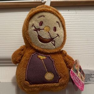 Disney Princess Cogsworth Brown Plush
